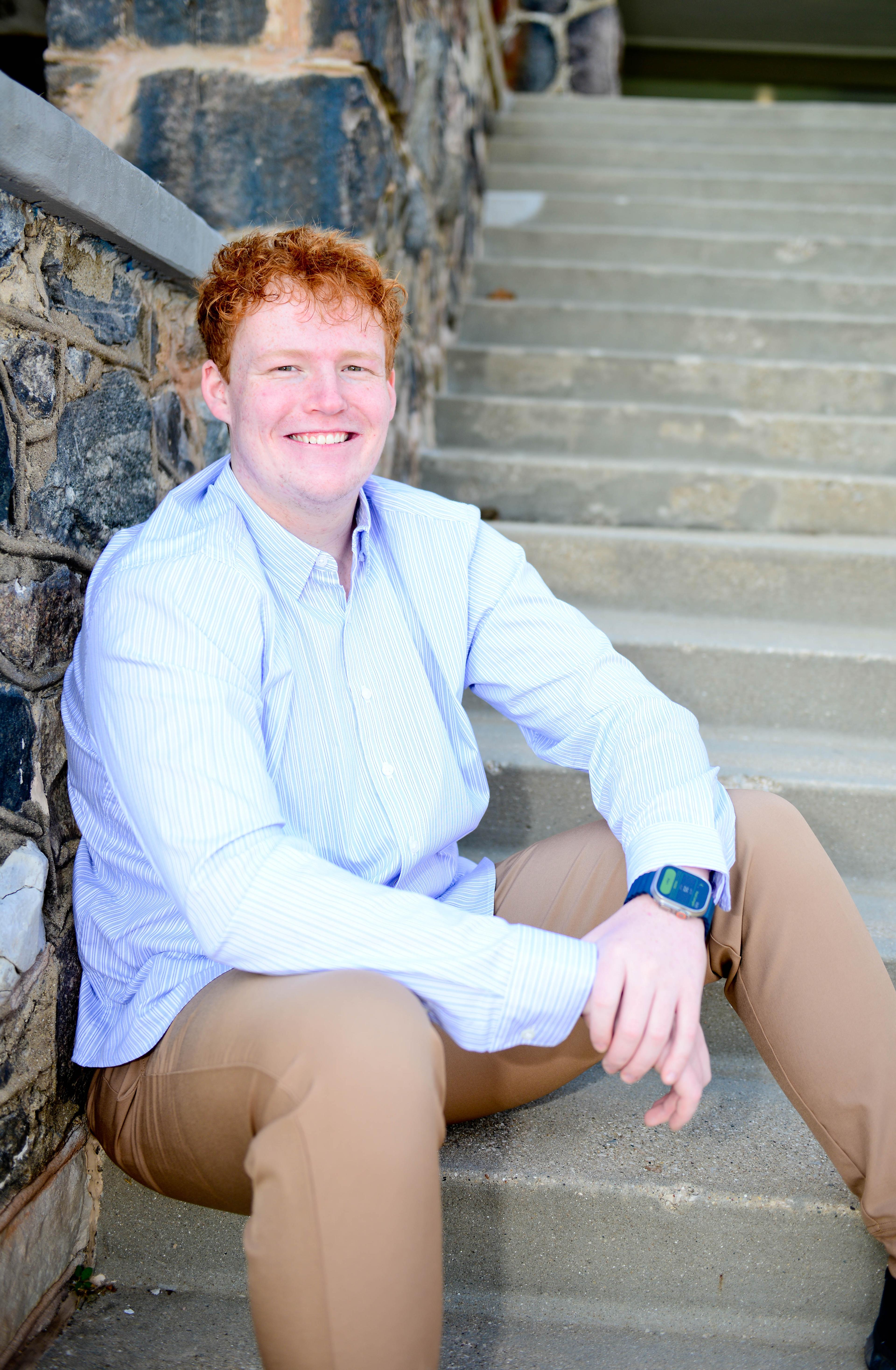 Grayson senior portrait
