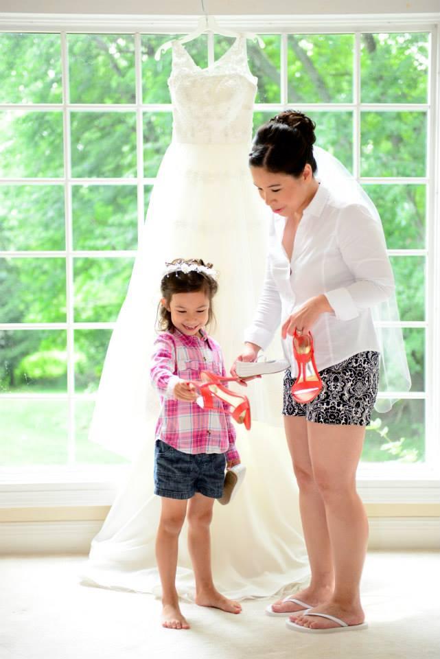 Mom & Daughter on Wedding Day